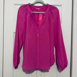NWT Lilly Pulitzer Silk Blouse